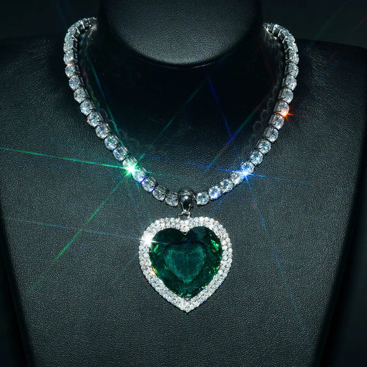 Heart Sea Crystal necklace