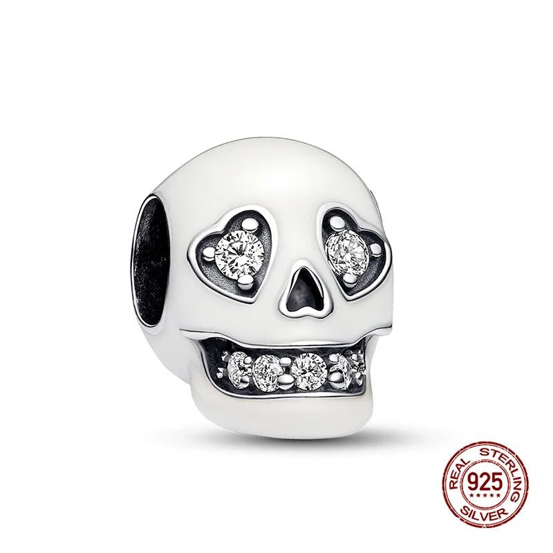 Glow in Skull And Pumpkin Charms Beads Fit 3mm Original Bracelet