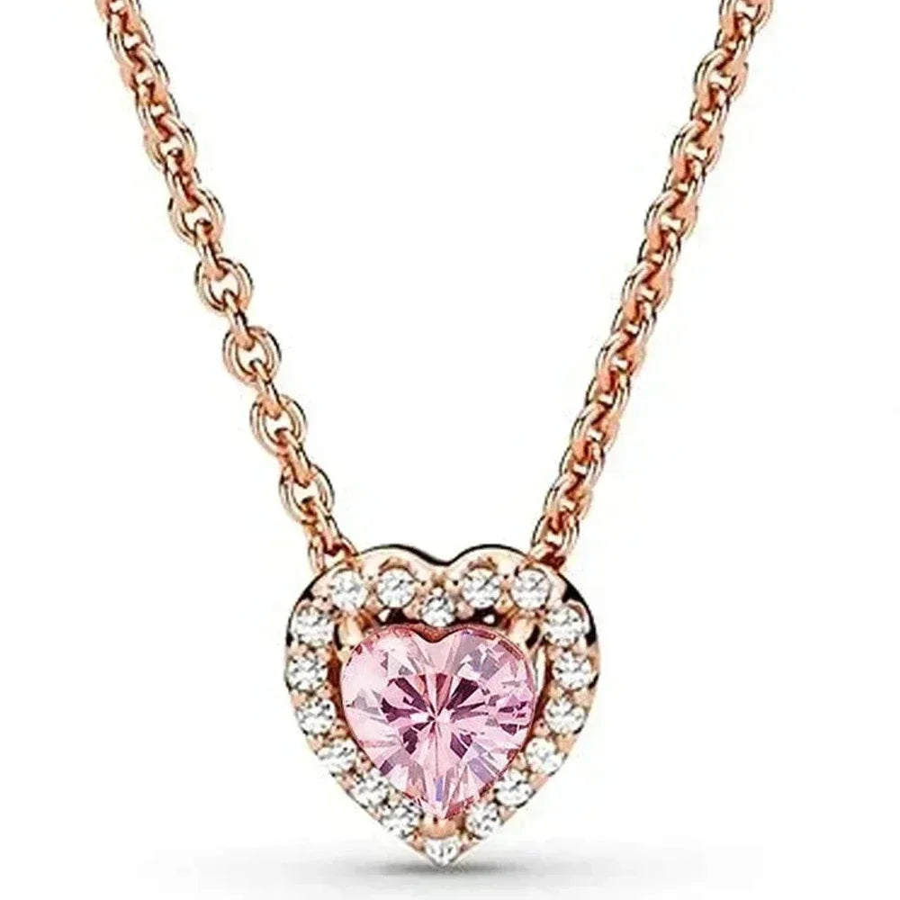 Colorful Heart-Shaped Necklace