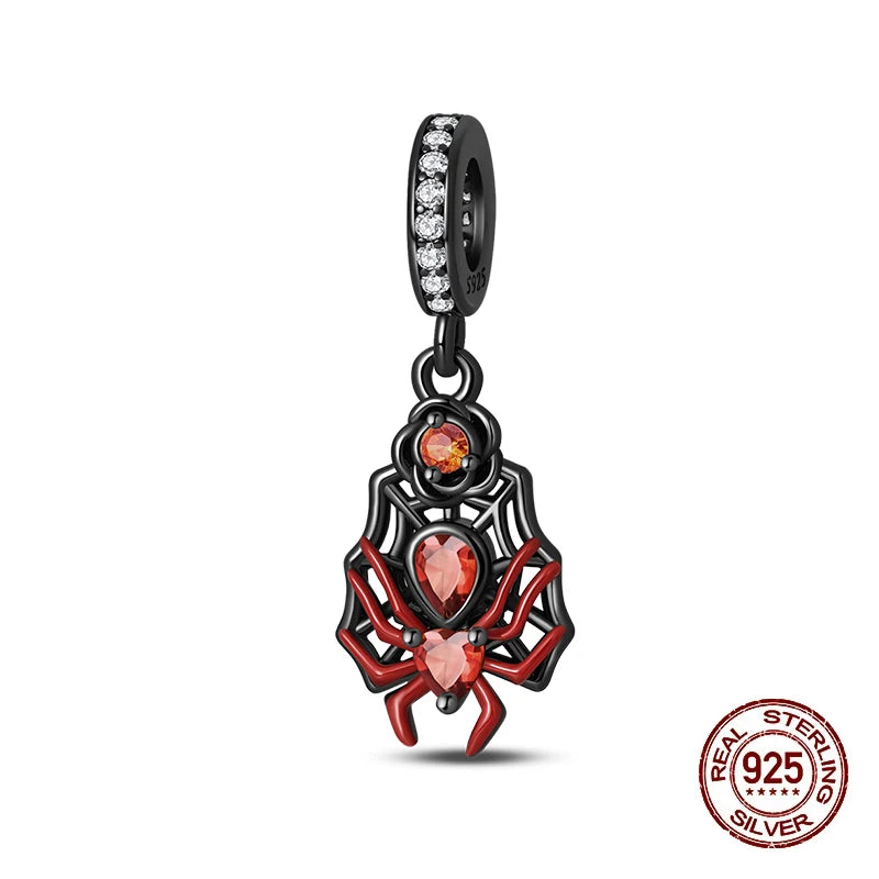 Halloween Luminous Charms Bead 925 Sterling Silver