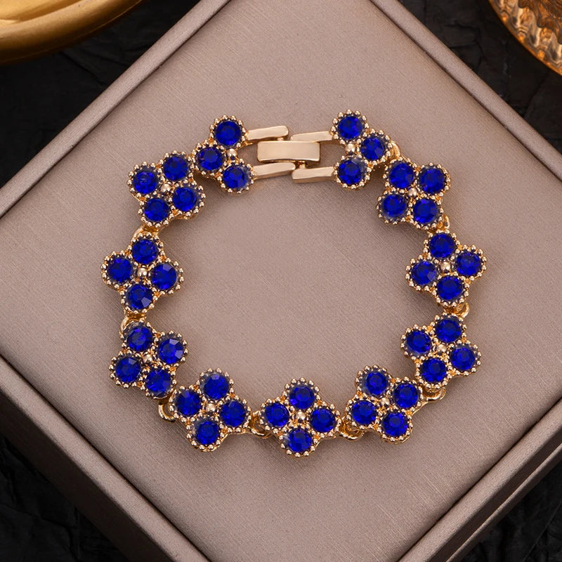 Four Leaf Clover Hand Bracelet