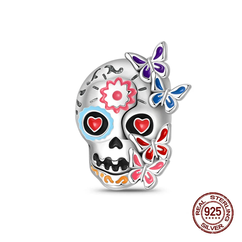 Halloween Luminous Charms Bead 925 Sterling Silver