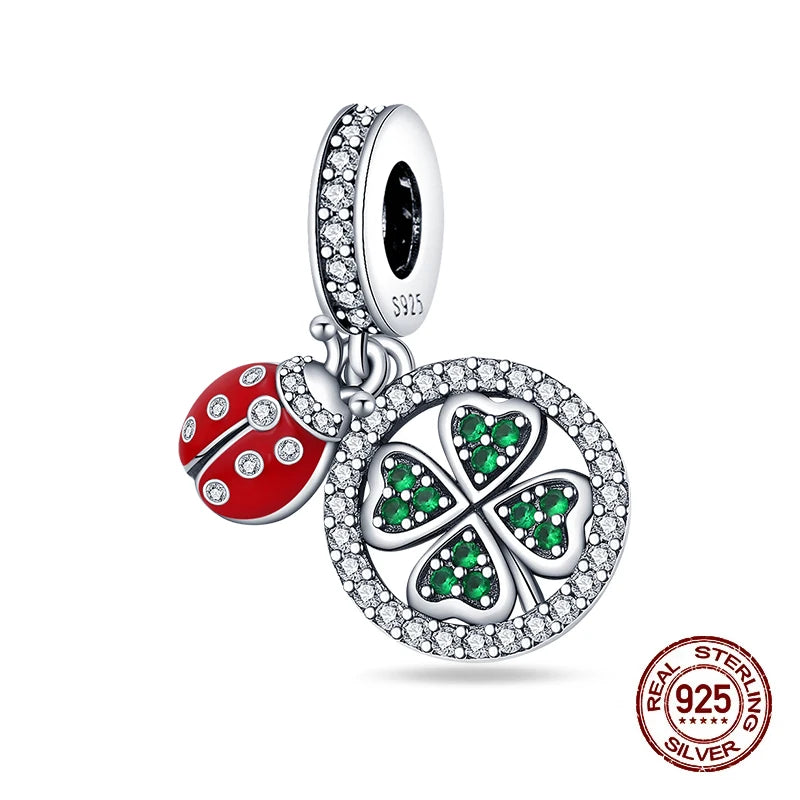 Bracelet Four Leaf Clover Charms