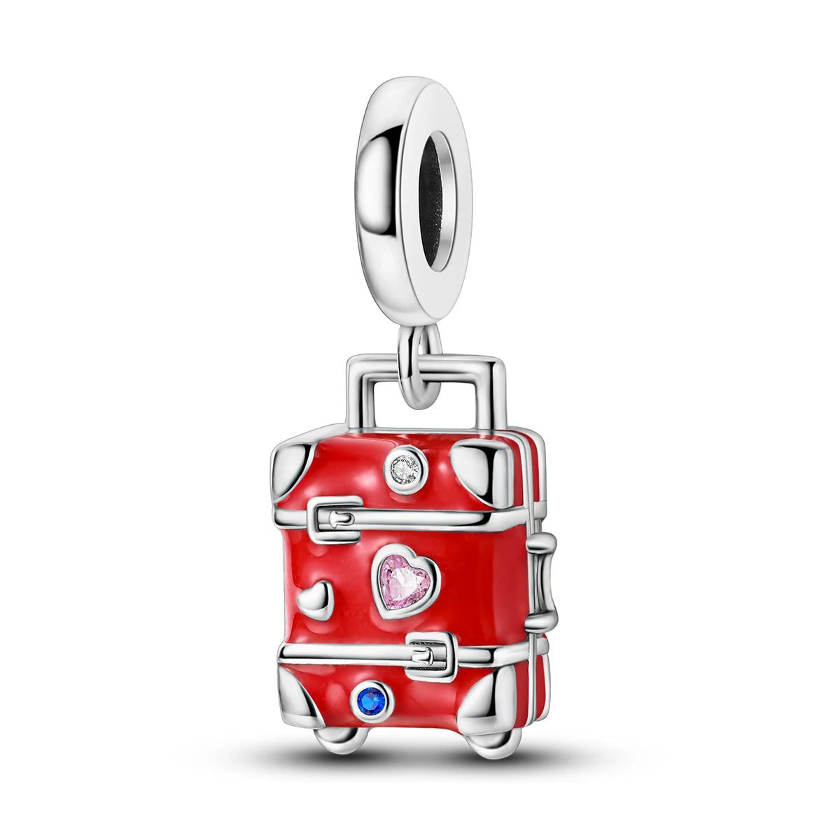Red Charm Bead Charms