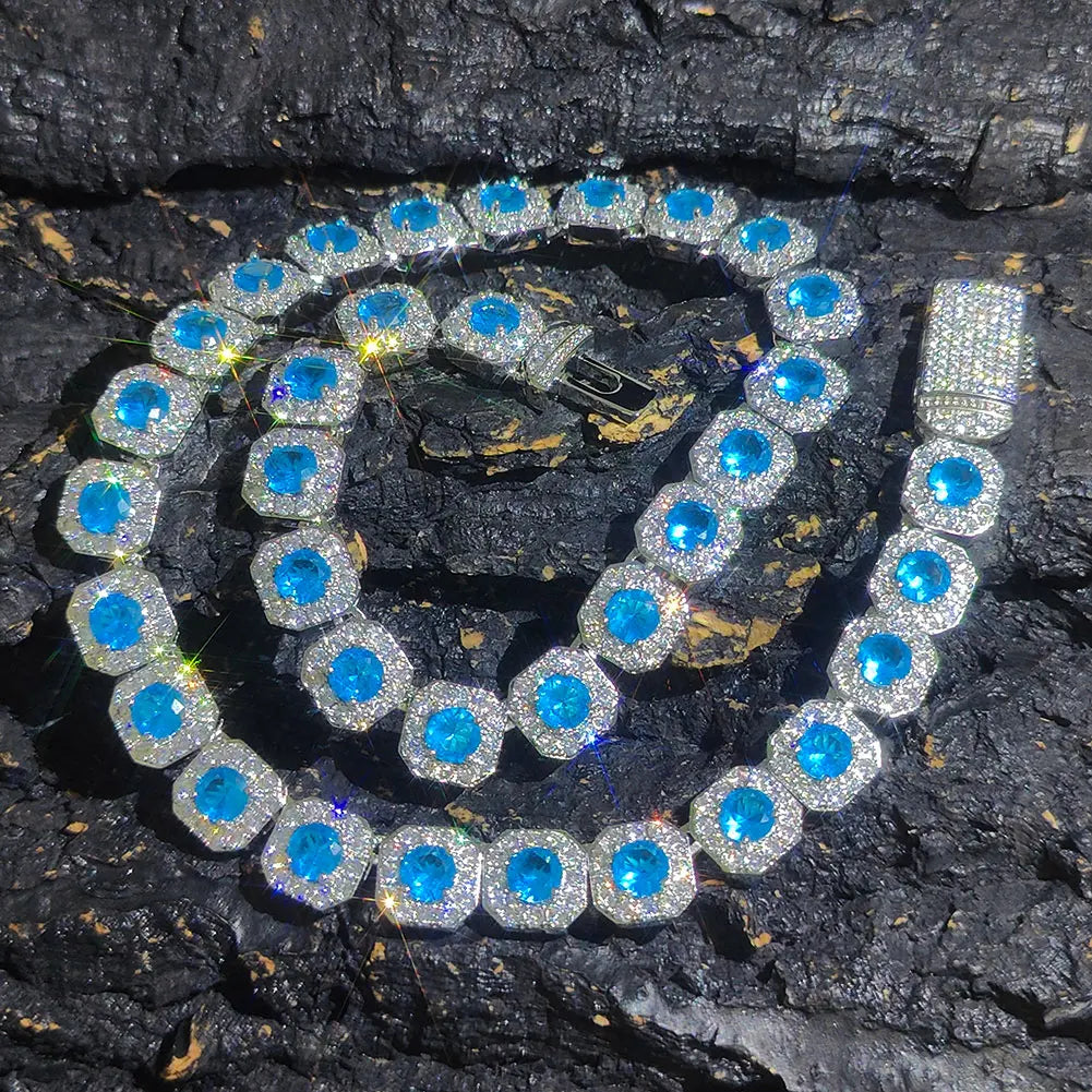Tennis Chain Cubic Zirconia Diamond Necklace