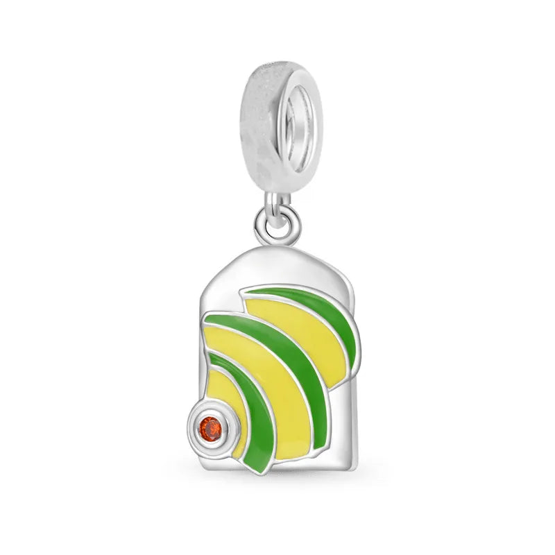 Fruit Charm Beads 925 Sterling Silver
