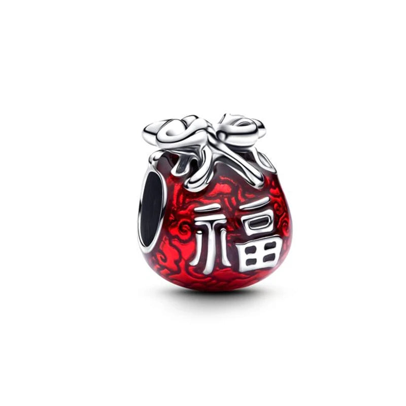 Fruit Charm Beads 925 Sterling Silver
