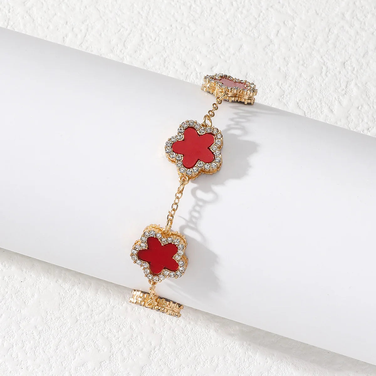 Sterling Silver Adjustable Flower Bracelet