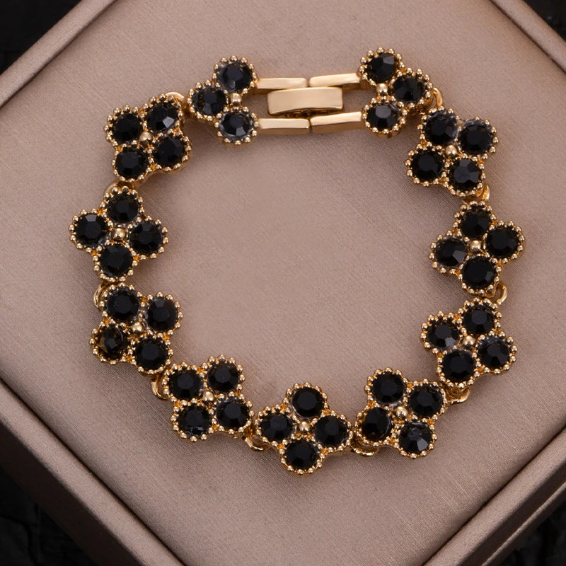 Four Leaf Clover Hand Bracelet