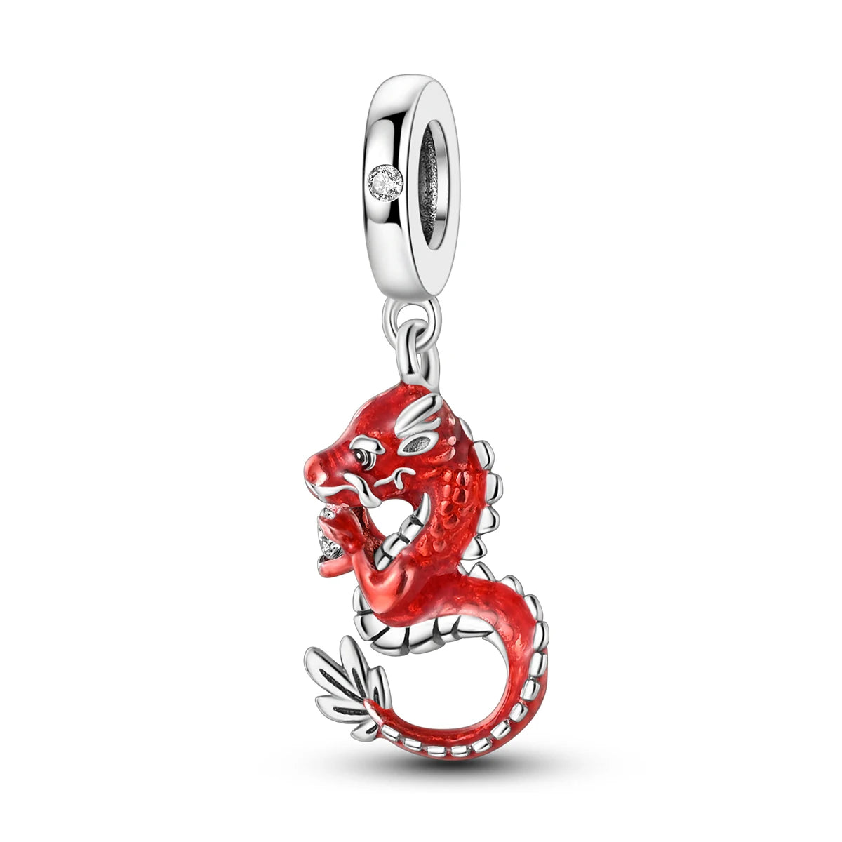 Red Charm Bead Charms