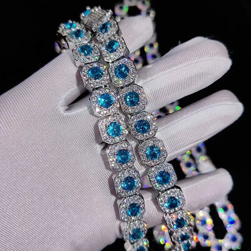 Tennis Chain Cubic Zirconia Diamond Necklace