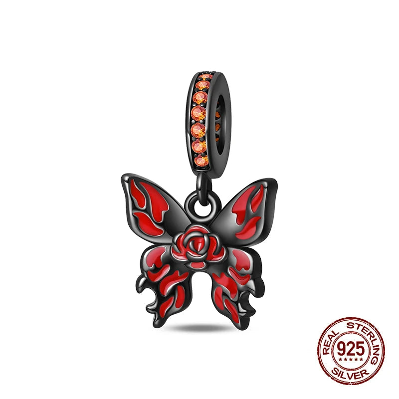 Halloween Luminous Charms Bead 925 Sterling Silver