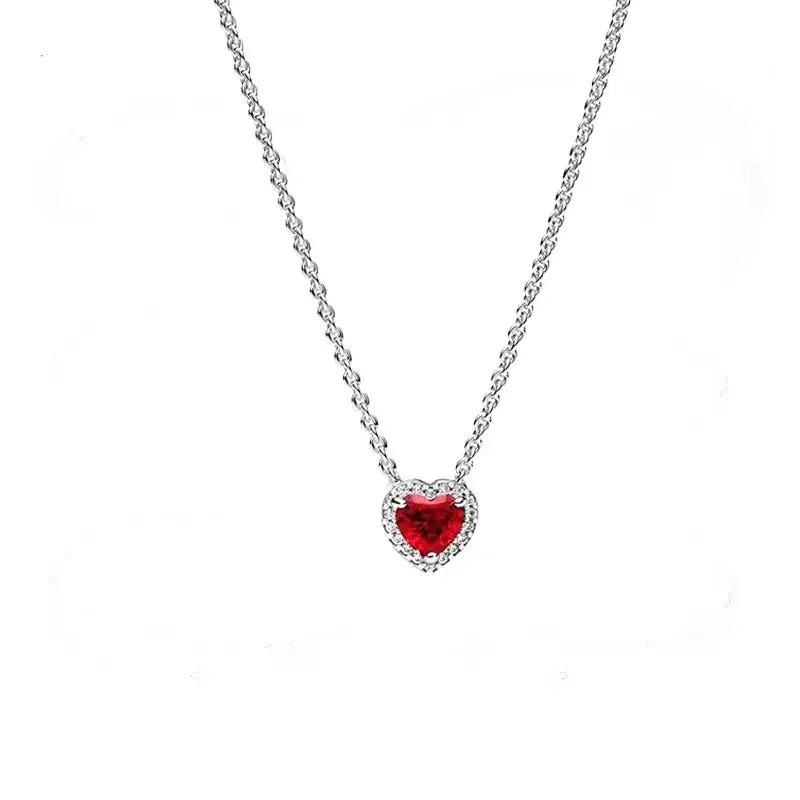 Colorful Heart-Shaped Necklace