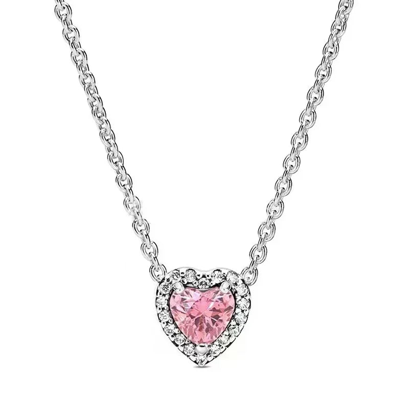 Colorful Heart-Shaped Necklace