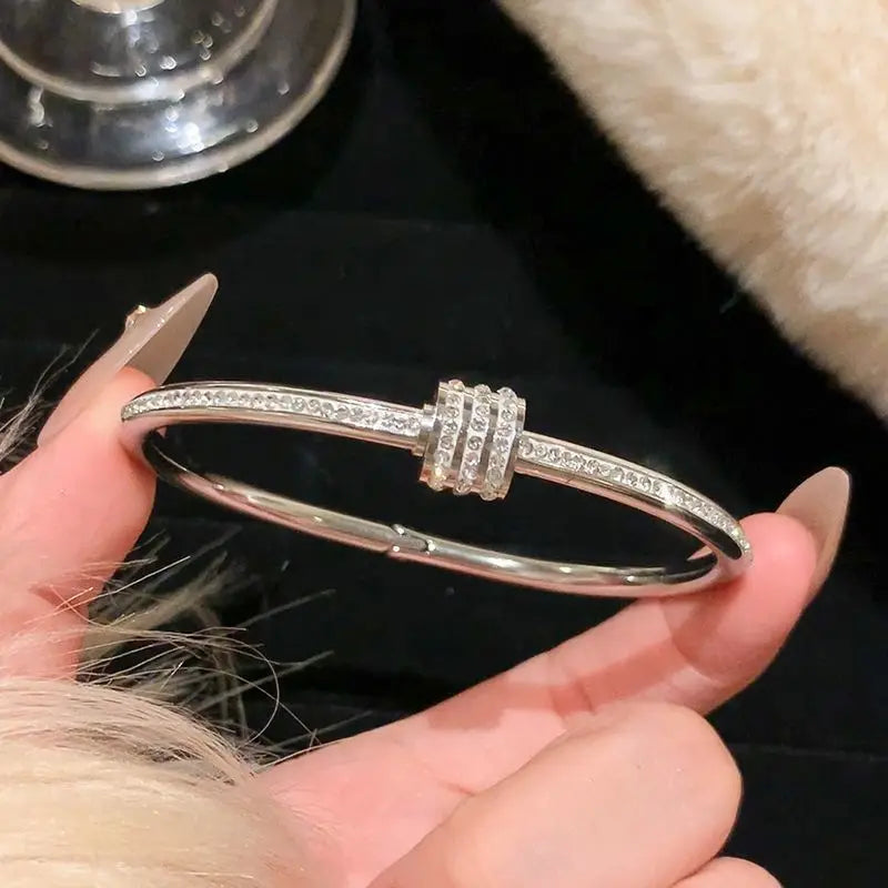 Titanium Steel Gold Silver Color Bracelet
