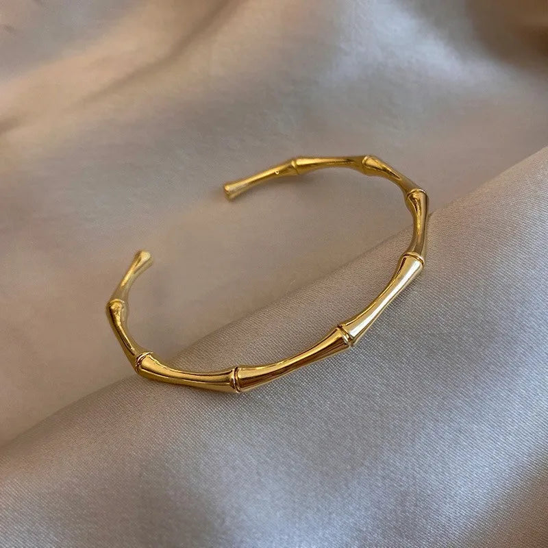 Titanium Steel Gold Silver Color Bracelet