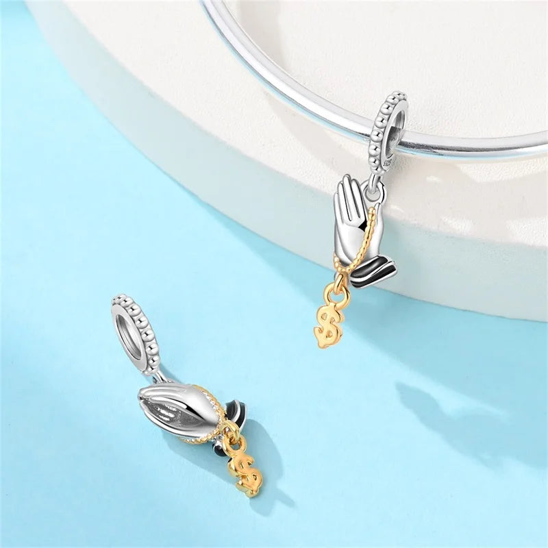 Prayer US Dollar Pendants Charms