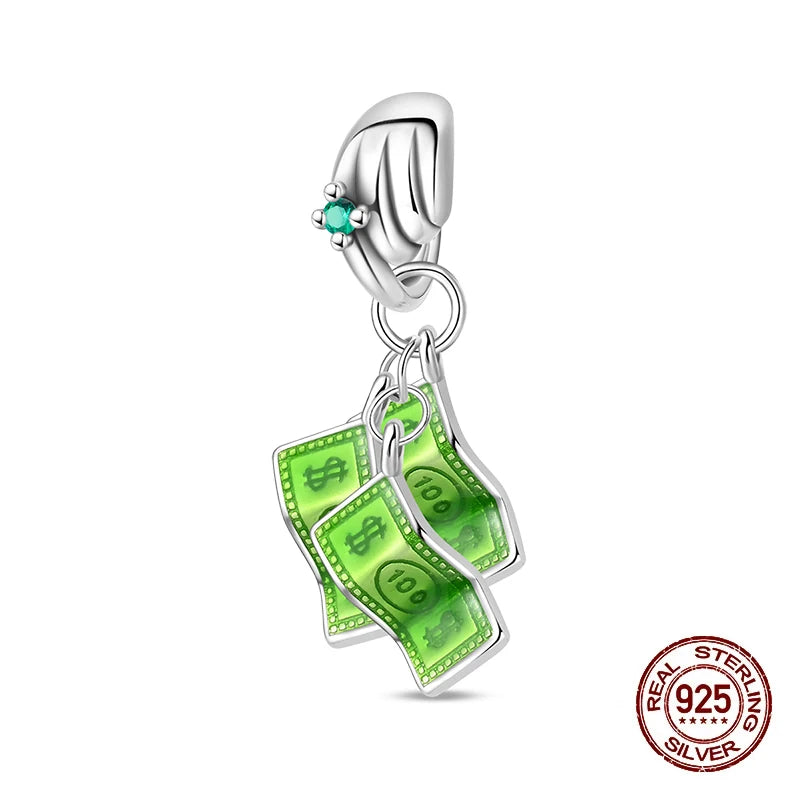Financial US Dollar Pendants Bracelets Beads