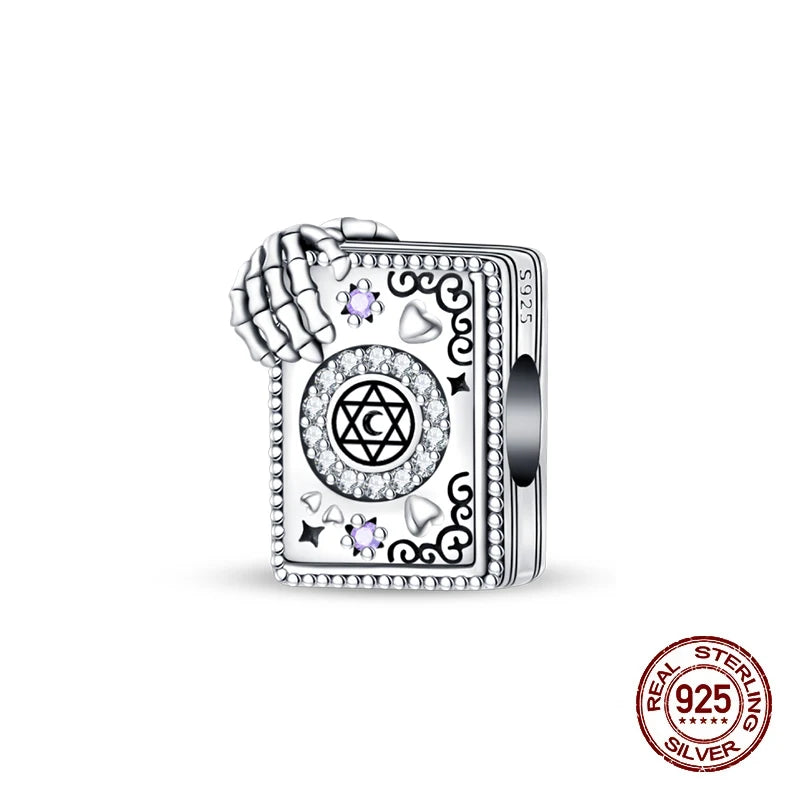Halloween Luminous Charms Bead 925 Sterling Silver