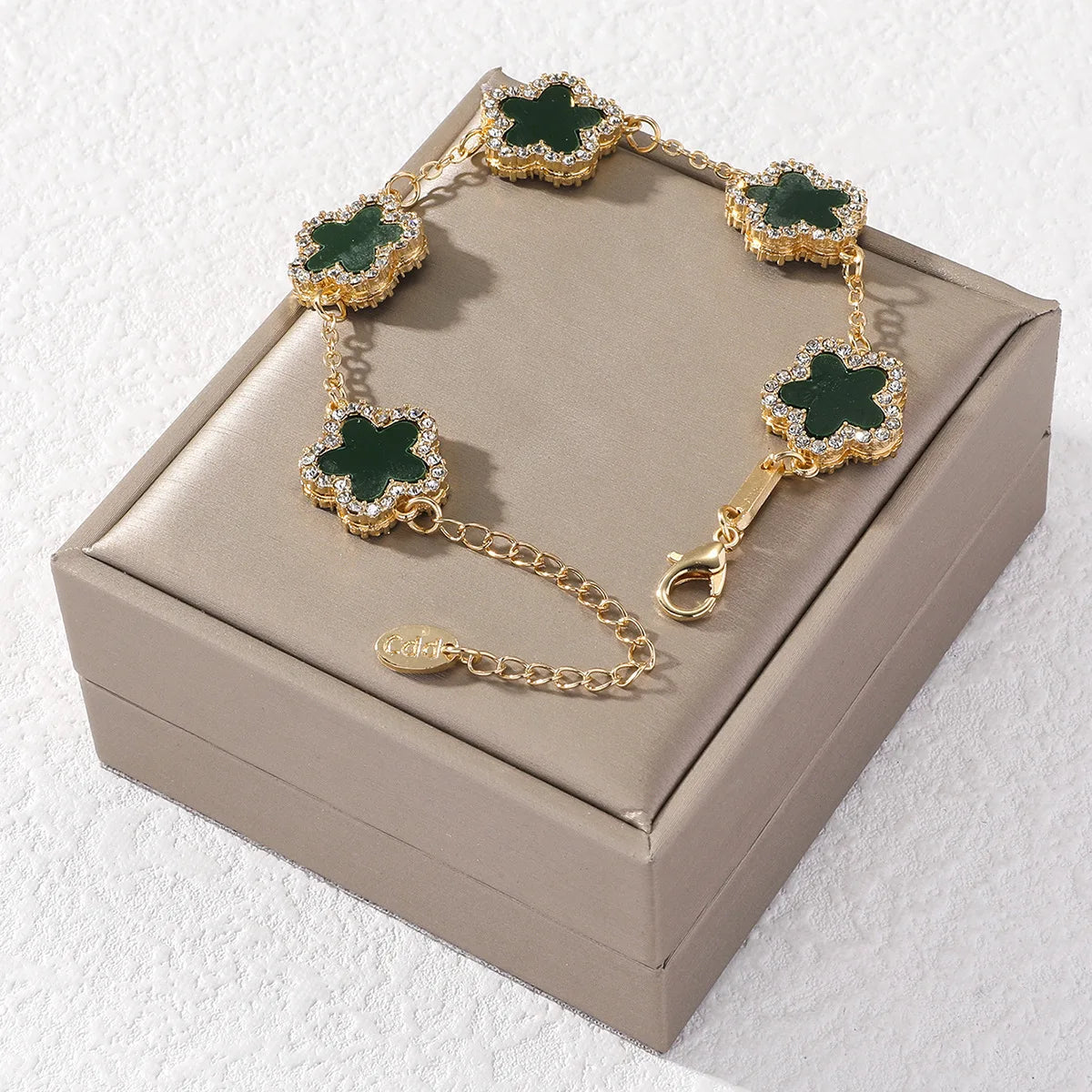 Sterling Silver Adjustable Flower Bracelet