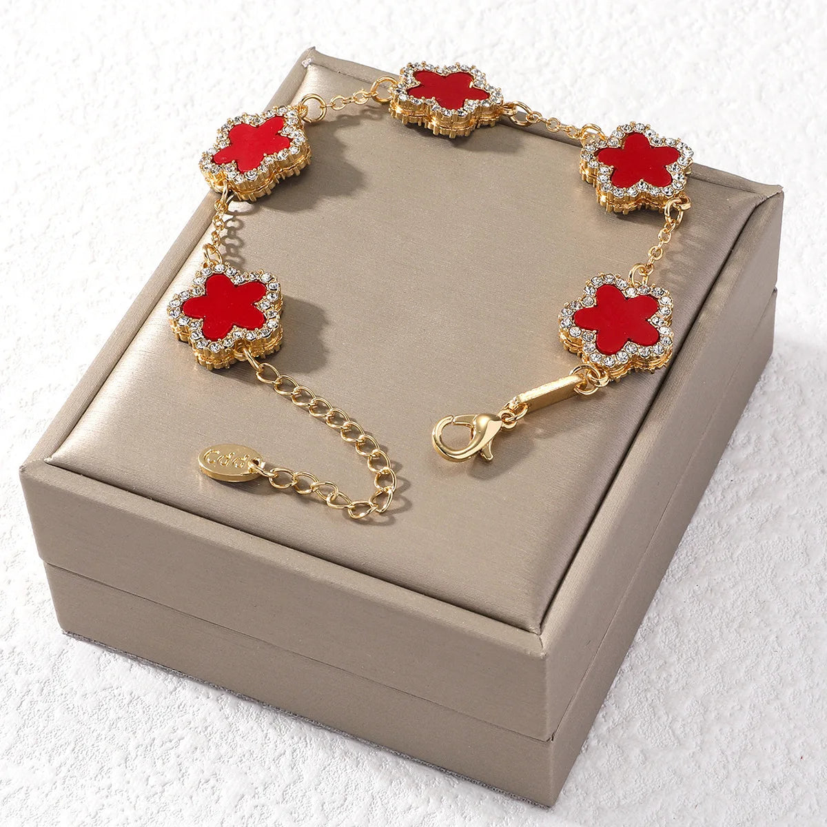 Sterling Silver Adjustable Flower Bracelet