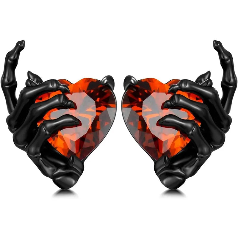 Dark Ghost Hand Earrings