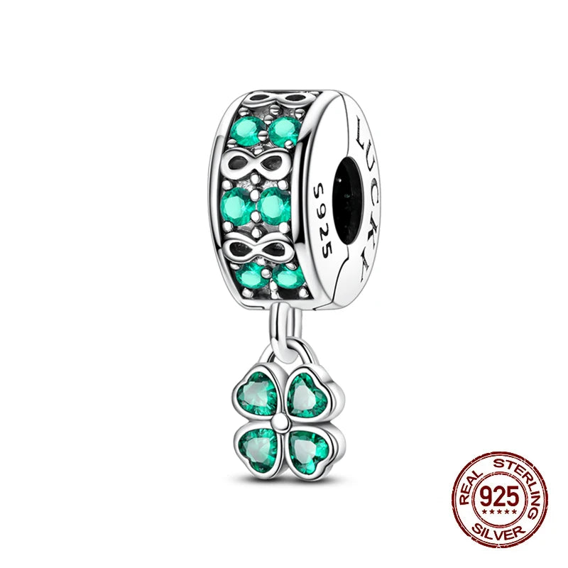 Bracelet Four Leaf Clover Charms