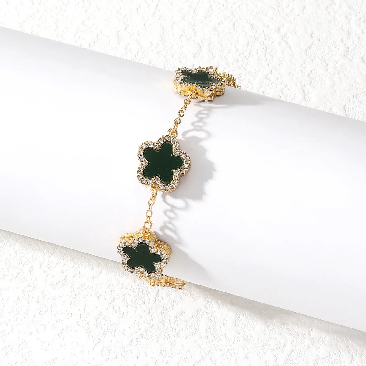 Sterling Silver Adjustable Flower Bracelet