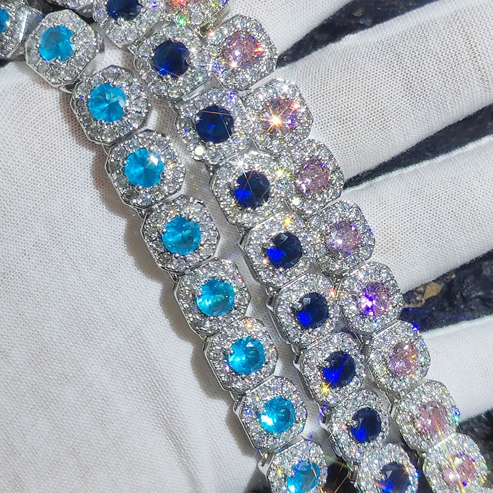 Tennis Chain Cubic Zirconia Diamond Necklace