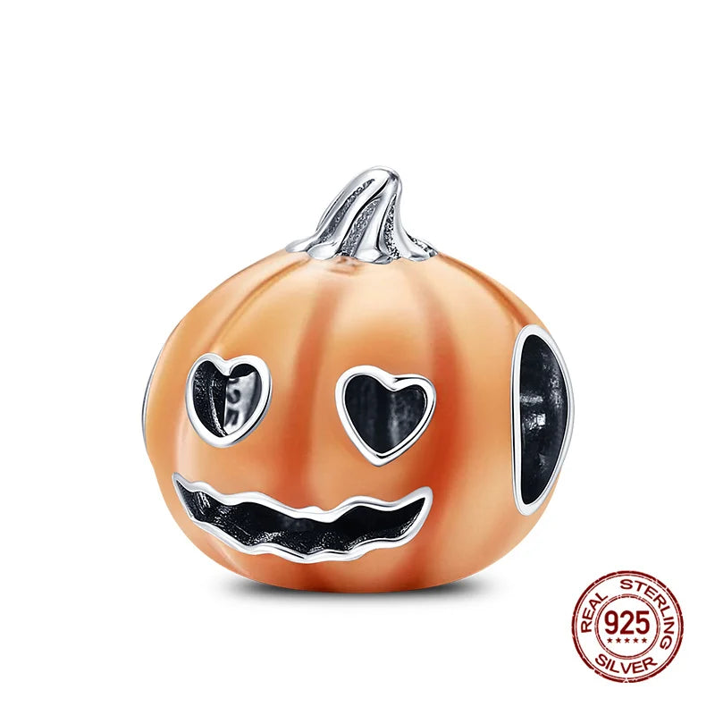 Glow in Skull And Pumpkin Charms Beads Fit 3mm Original Bracelet