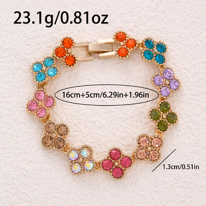 Four Leaf Clover Hand Bracelet