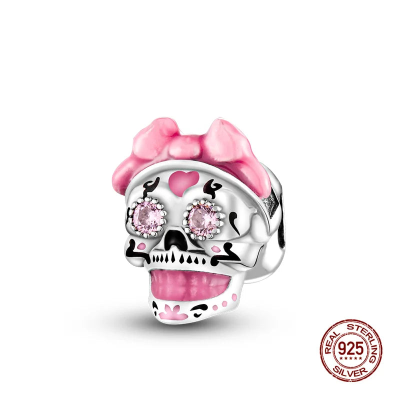 Glow in Skull And Pumpkin Charms Beads Fit 3mm Original Bracelet