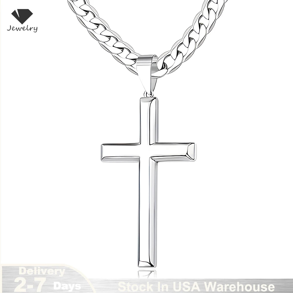 925 Sterling Silver Cross Necklace