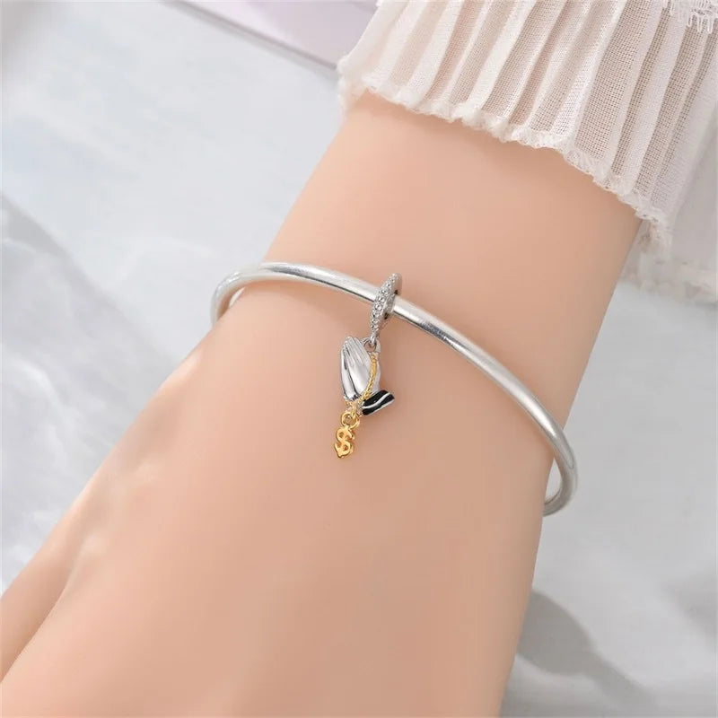 Prayer US Dollar Pendants Charms