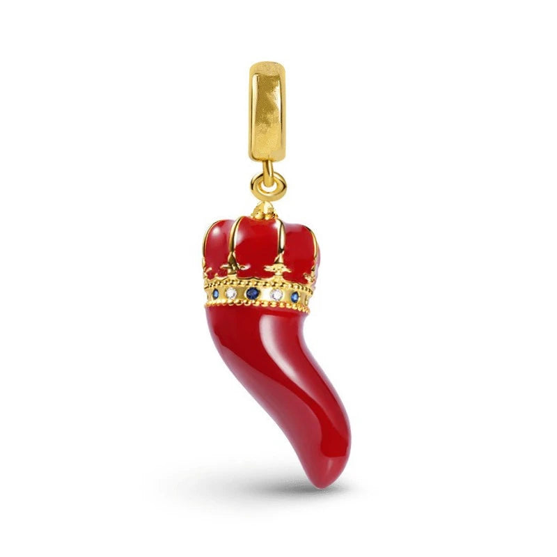 Fruit Charm Beads 925 Sterling Silver