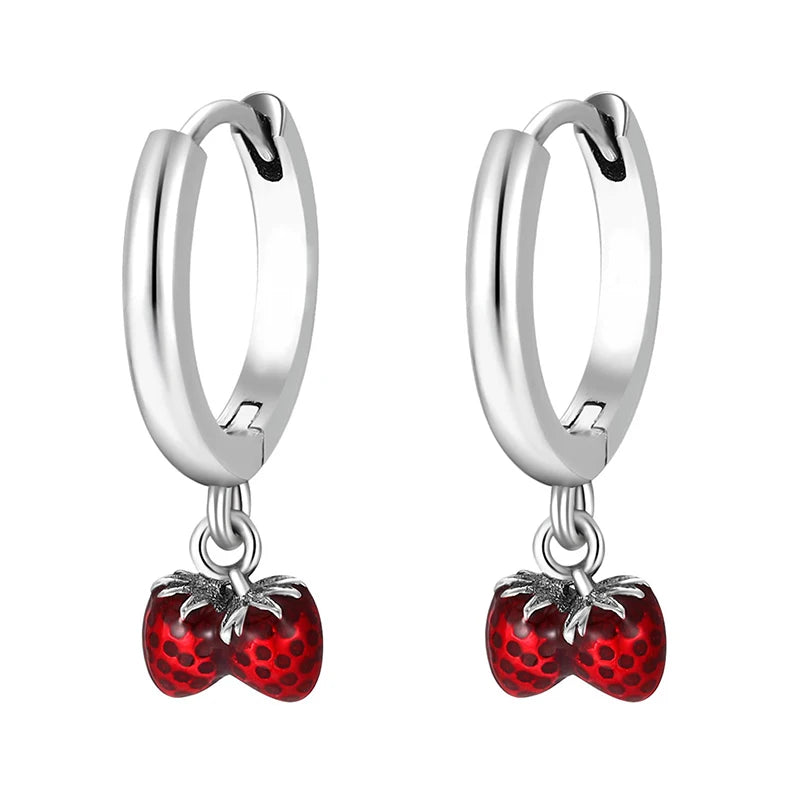 Fruit Charm Beads 925 Sterling Silver