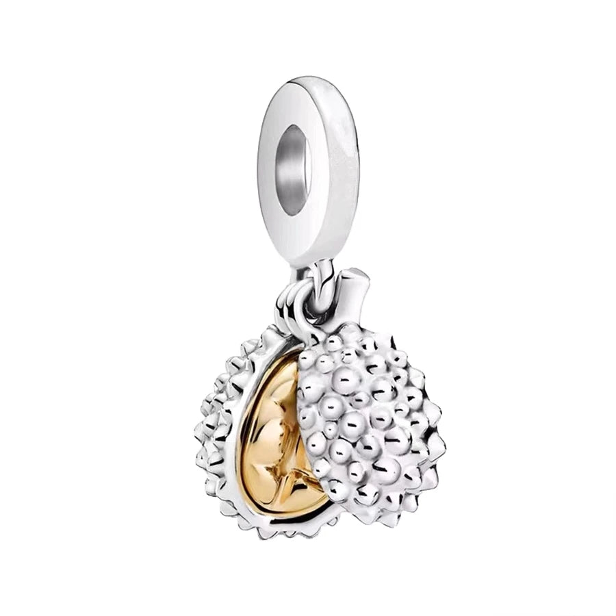 Fruit Charm Beads 925 Sterling Silver