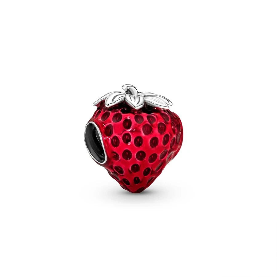Fruit Charm Beads 925 Sterling Silver