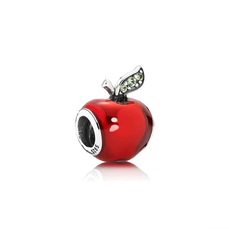 Fruit Charm Beads 925 Sterling Silver