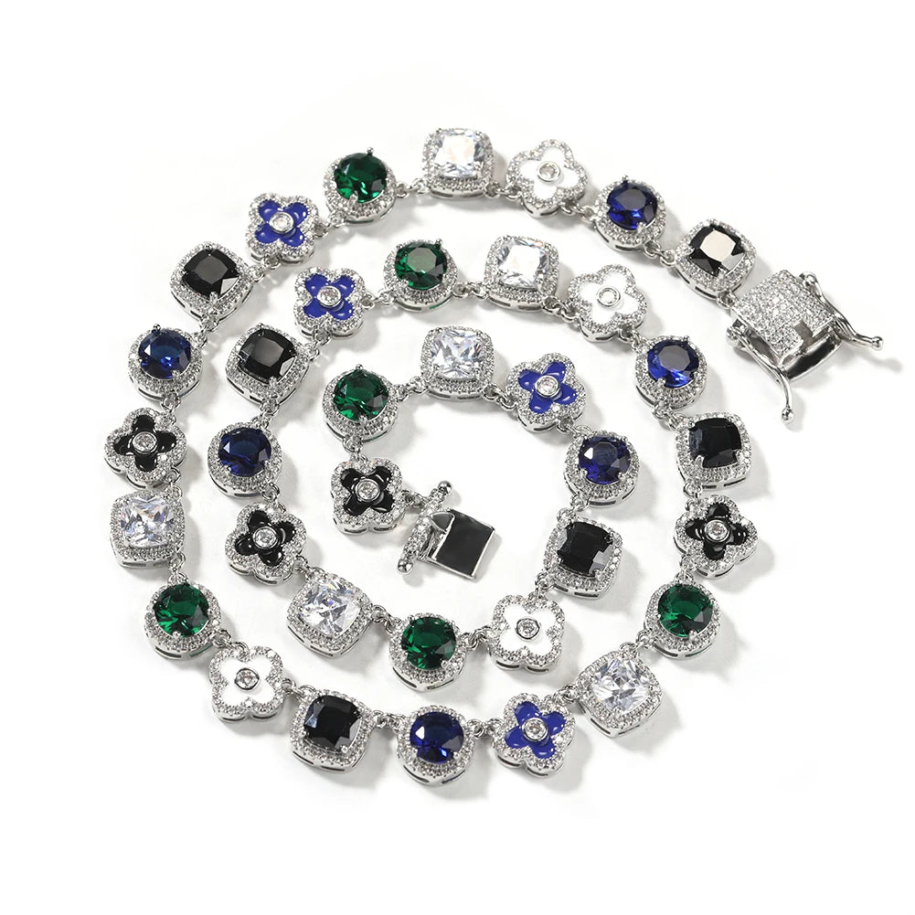 Floral Chain Necklace (Unisex)