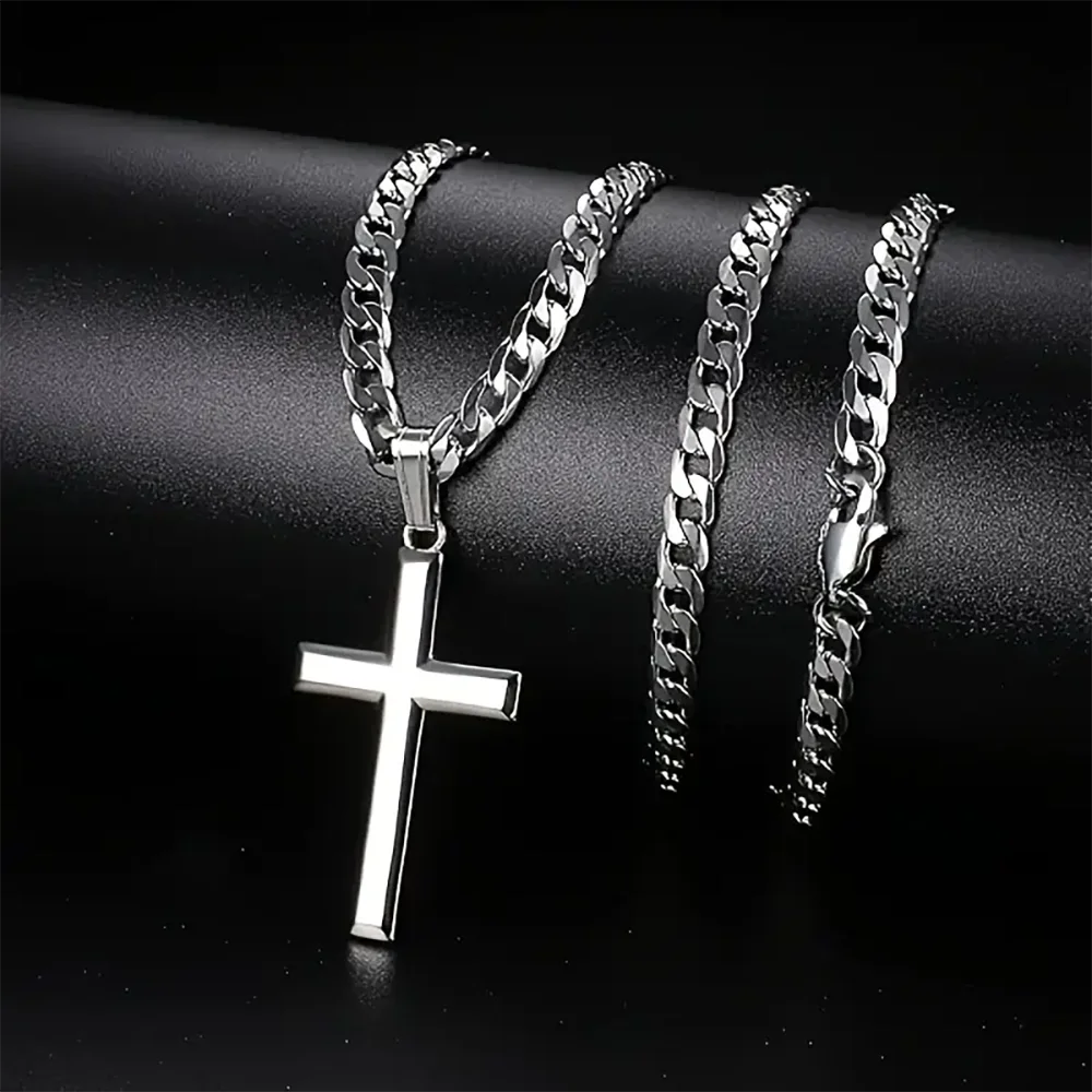 925 Sterling Silver Cross Necklace