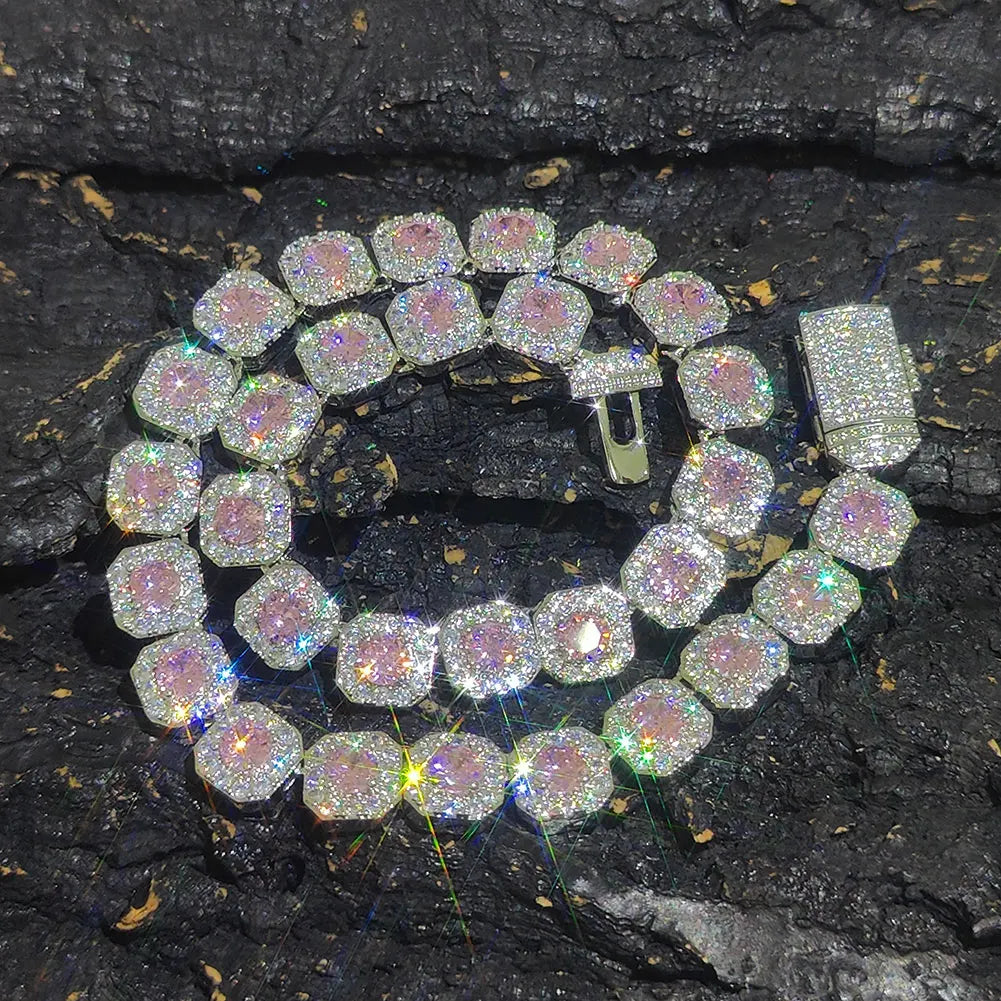 Tennis Chain Cubic Zirconia Diamond Necklace