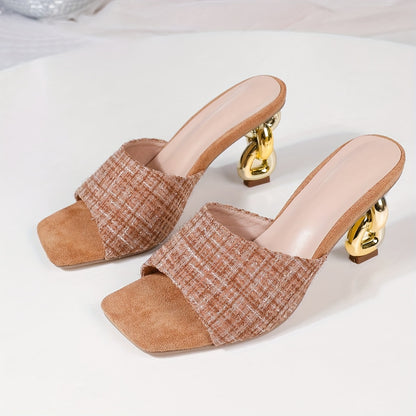 Fashionable High-Heeled Shoes with Unique Designs, Women Shoes