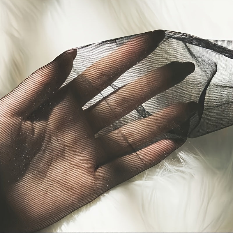 1 pair of high-gloss scratch-resistant pantyhose