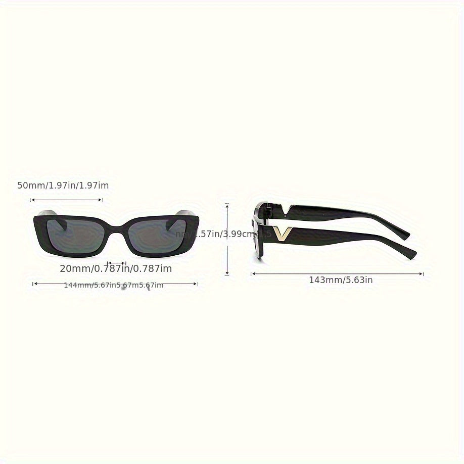 1 Pair of Retro Y2K Style Glasses for Both Men And Women