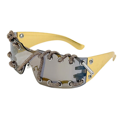 Cyberpunk Y2K Frameless Glasses