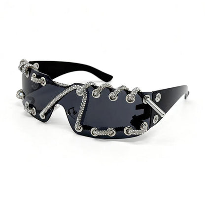 Cyberpunk Y2K Frameless Glasses