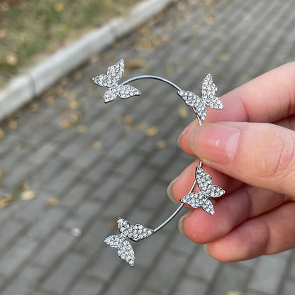 Butterfly Ear Clips Without Piercing For Women