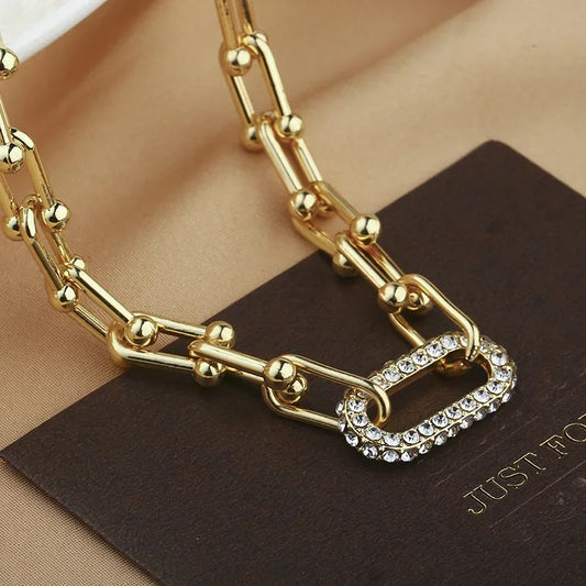 Diamond-encrusted necklace