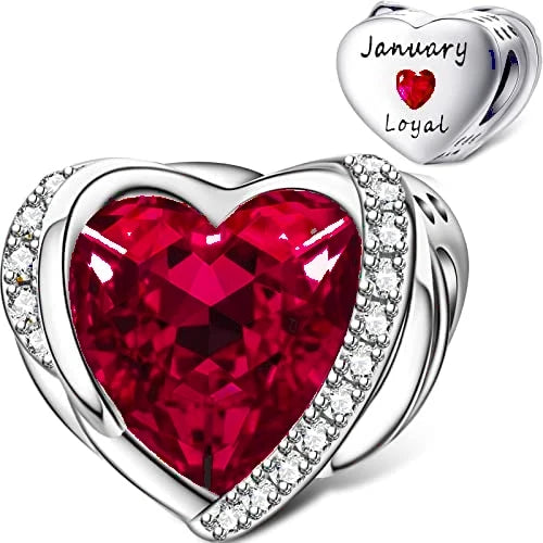 January to December Birthstone Bracelet Beads